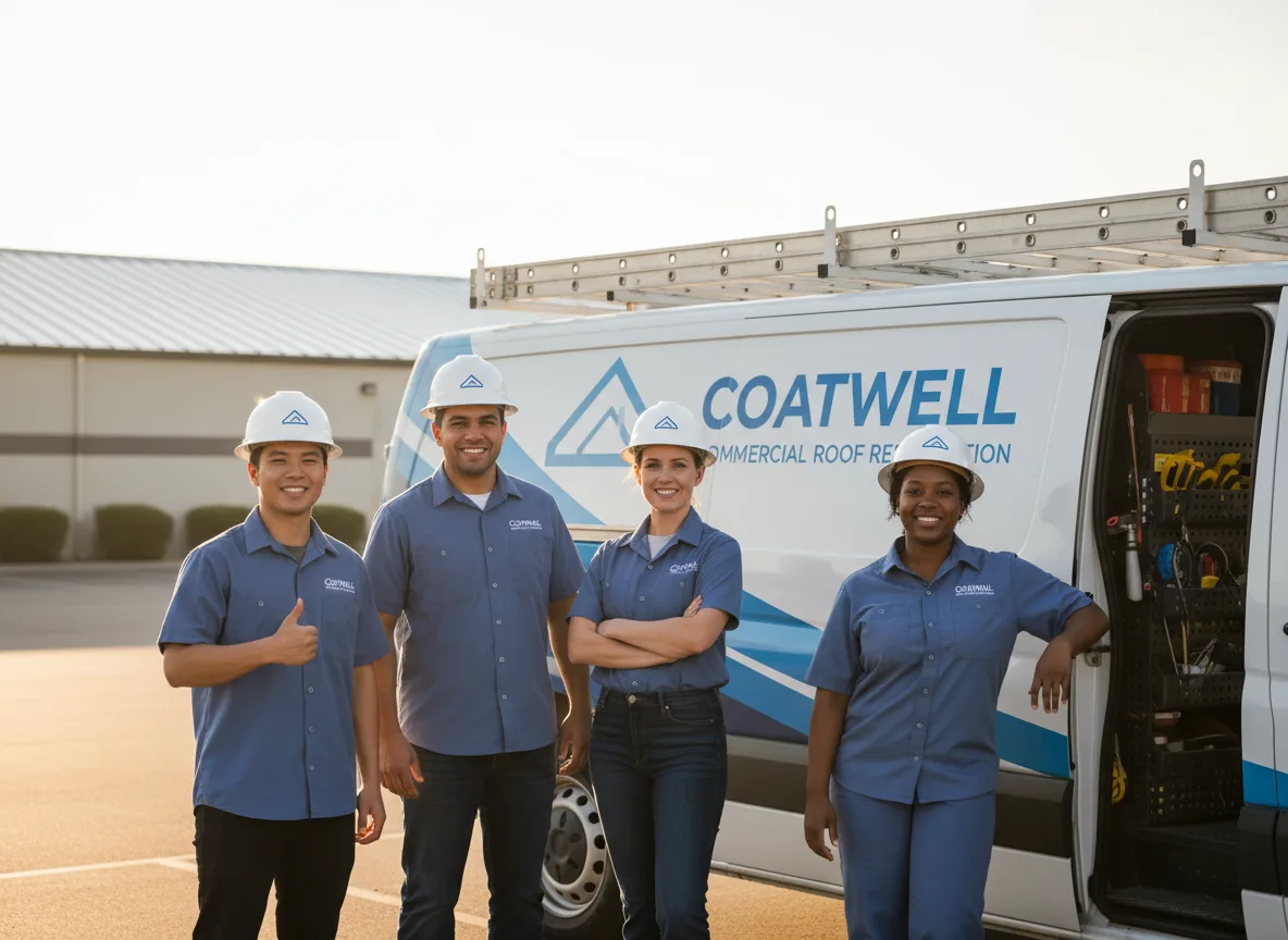 Commercial roof coating company in Crump, TN